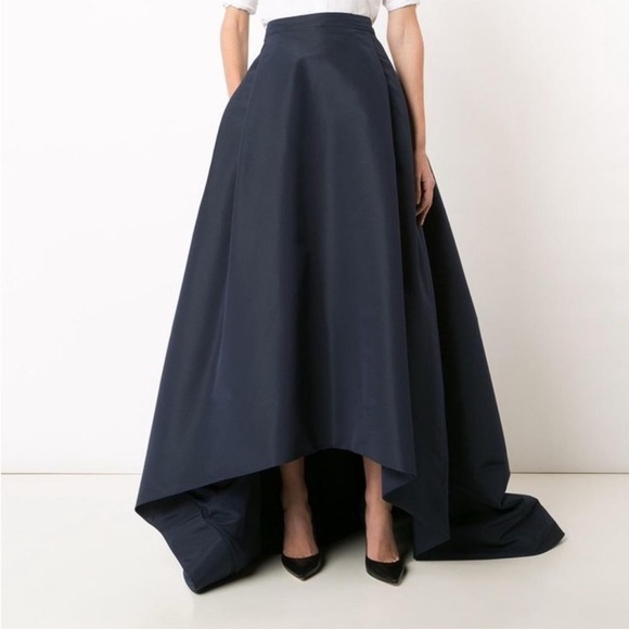 Carolina Herrera Dresses & Skirts - Carolina Herrera High Low Ball Skirt Navy